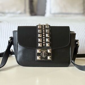 Valentino Black Studded Crossbody Bag